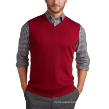 12STC0857 men solid color sweater vest
